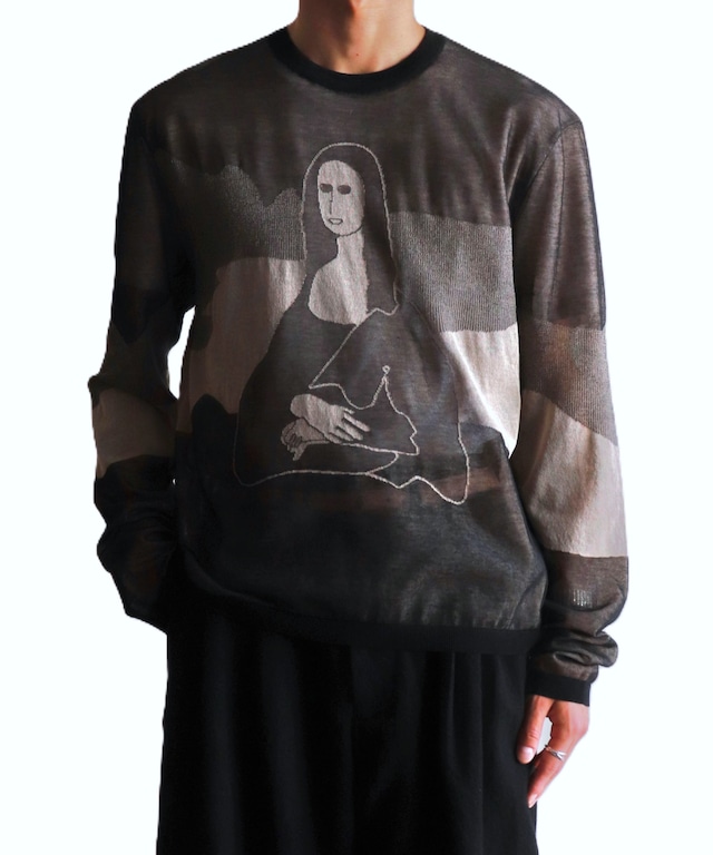 Kota Gushiken / KGSS25-K10 SEE-THROUGH MONA (BLACK)