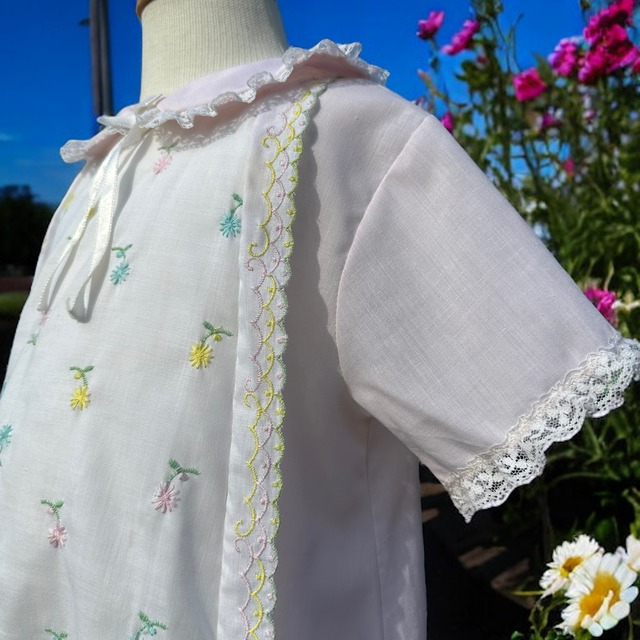 【KIDS】vintage flower one-piece size:T3 3歳前後〜