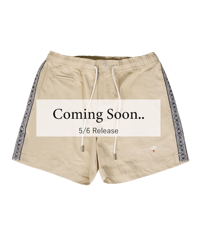 【SUNS】NATIVE PATTERN LINE TAPE BOARDSHORTS［RSW085］