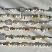 【pink】 バロックパールネックレス ［GKN039］