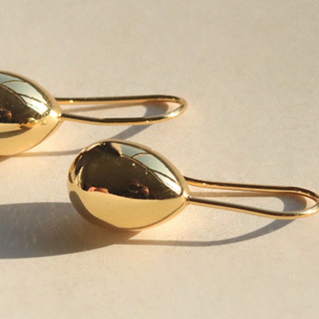 silver925 drop hook pierce