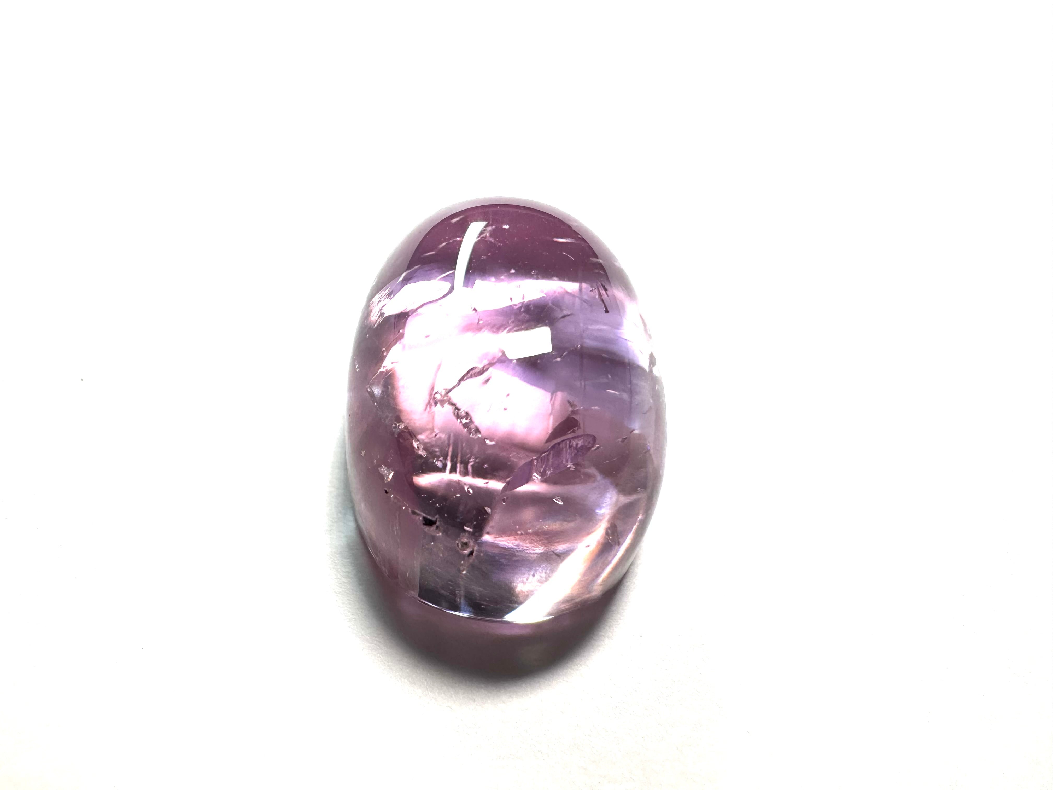 1点物宝石フェス2026】32.64ct 超巨大 カボションクンツァイト[ZU-291