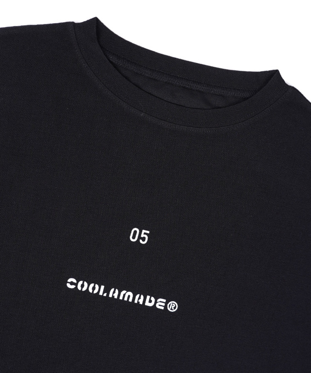メッシュ&フリルスリーブルーズTシャツ (WHITE)　CQ-48136