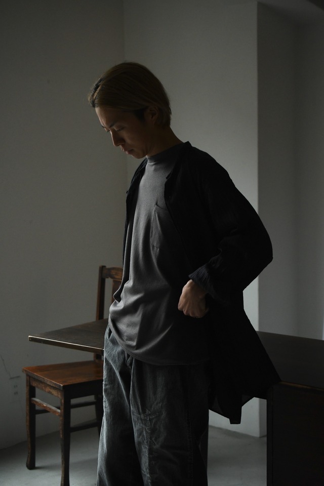 awasa / super 100’s wool t-shirt (gray)