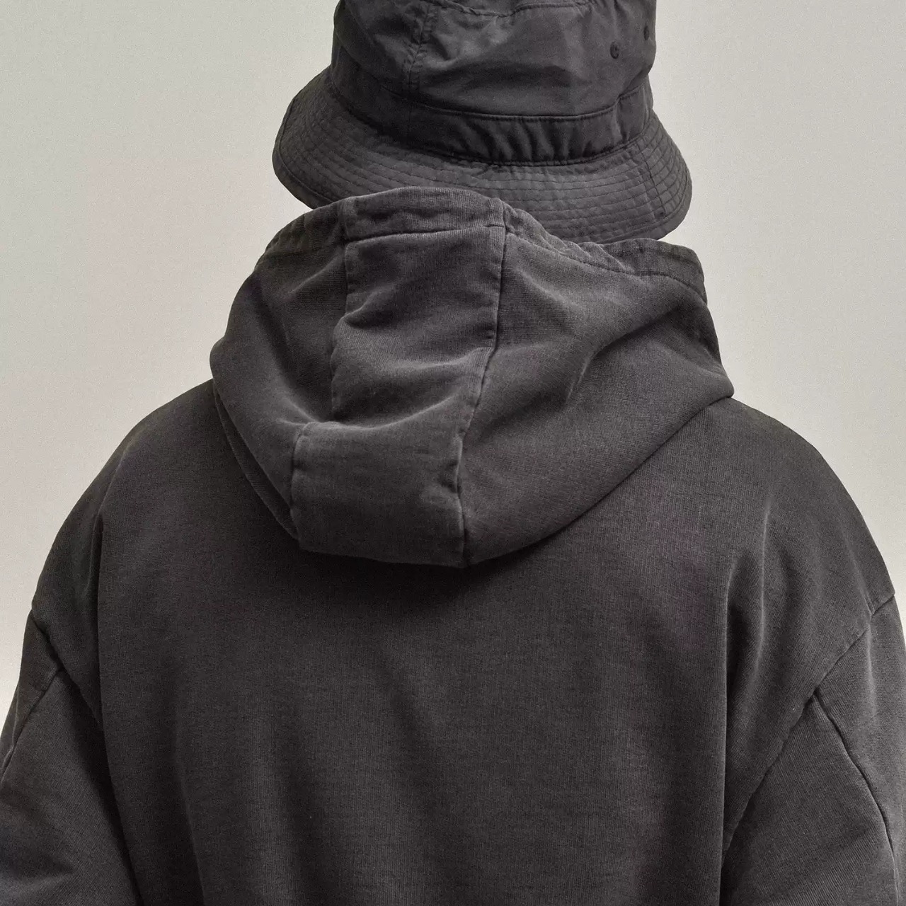 ヴィンテージ ウォッシュ フーディ「RETRO HEAVY HOOD」　A1977 - 3