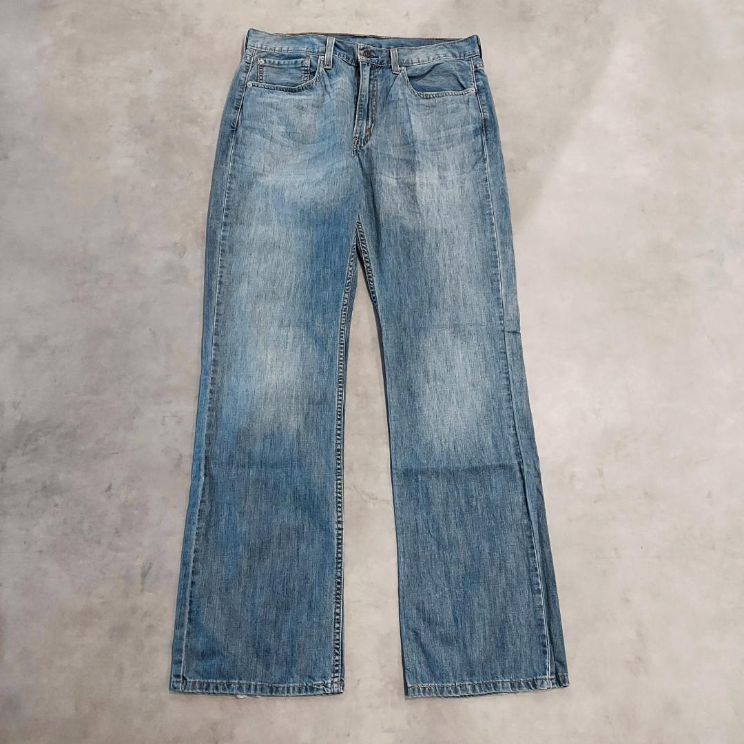 リーバイス527 Levis W34 フレアデニム 青 古着 ブーツ 20215