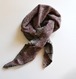 Nine Tailor " Euryops Stole ( Grey Check / Purple Mix )"