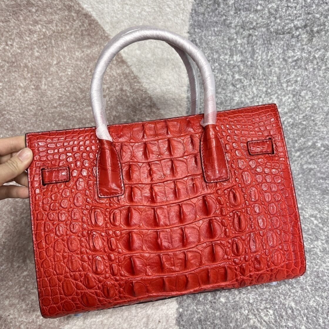 クロコダイル ワニ革本物 ハンドバッグ ショルダーバッグ 2way 本革 