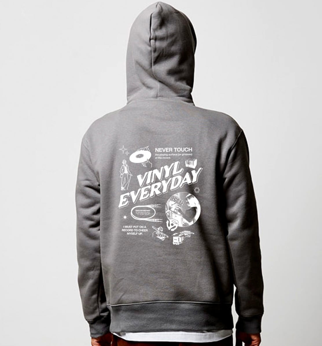 フーディー】VINYL EVERYDAY 2024 ボディカラー ヘザーグレー