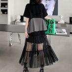 Letter print dress (ME445)