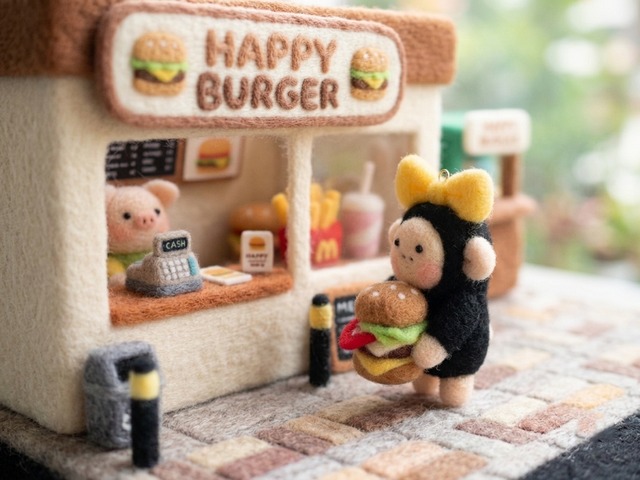 ハンバーガーゴリ子/Hamburger goriko
