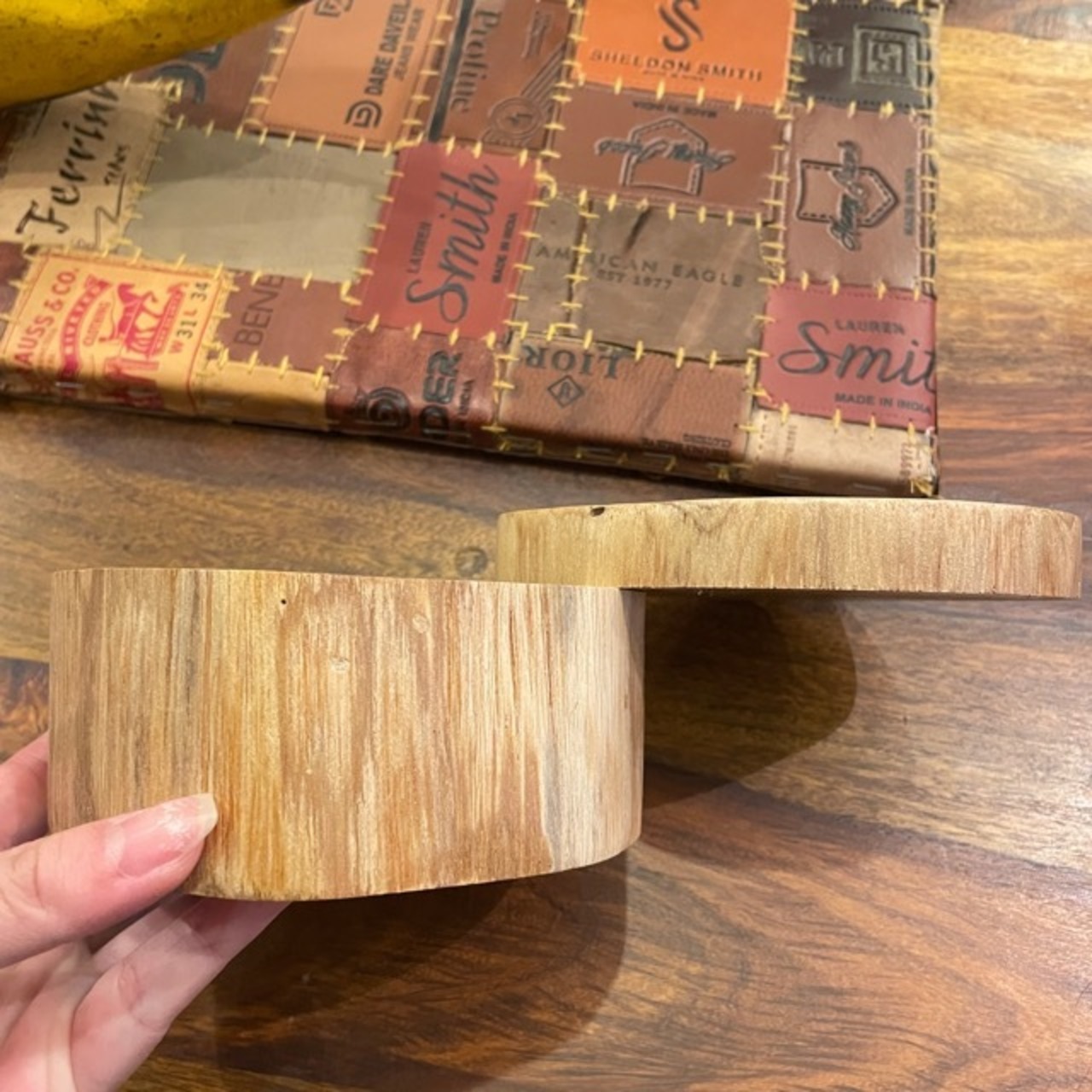 Thailand Teak Wood Slide Box Separate Natural / タイ チークスライドボックス セパレート ナチュラル 小物入れ 小物BOX 収納ボックス 木材 天然木 ナチュラル ハンドメイド チークウッド リビング収納 蓋付き 開閉可 ギフト プレゼント かわいい シンプル