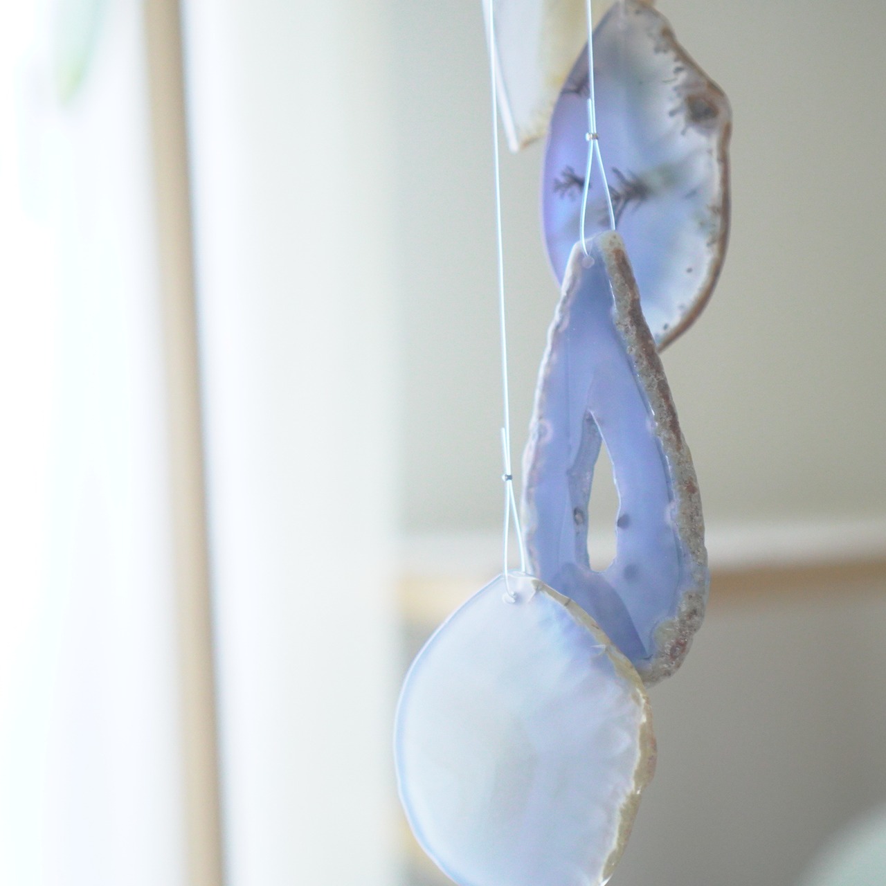 Blue Forest - アゲートヒーリングチャイム / Agate Sun Catcher Wind Chime 622