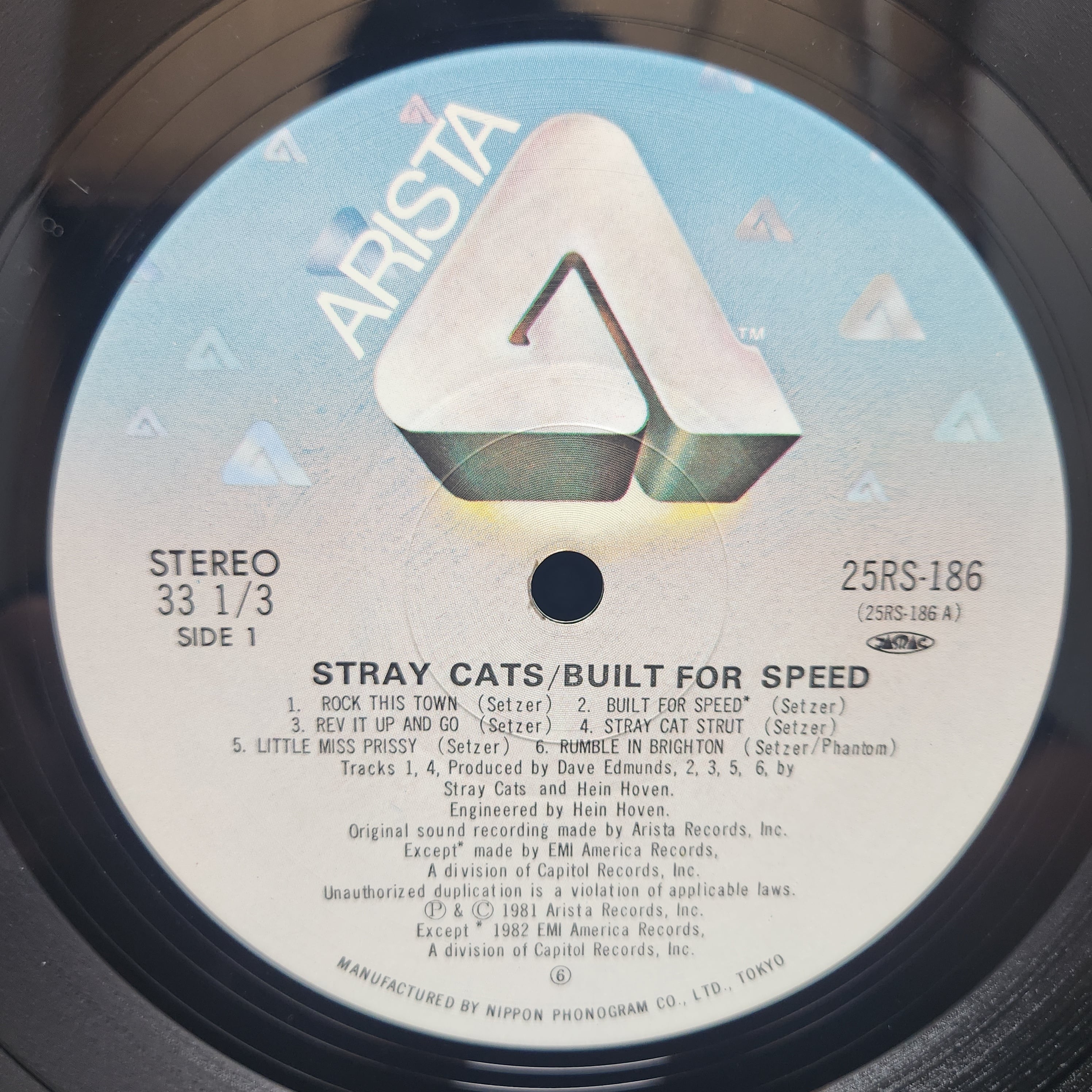 Stray Cats / Built For Speed [25RS-186] - 画像3