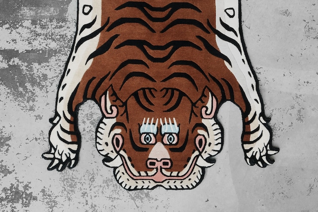 Tibetan Tiger Rug 《Lサイズ•ウール259》チベタンタイガーラグ