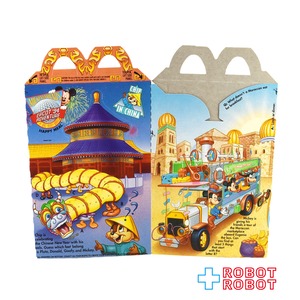 マクドナルド ハッピーセット空箱 エプコット’94 アドベンチャー・アット・ウォルト・ディズニー・ワールド " チップ・イン・チャイナ " " デール・イン・モロッコ "