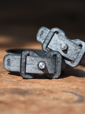 CHOLOS CORNSTUDS LEATHER BRACELET - Msize