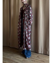 paisley pattern retro long gown-4855-8