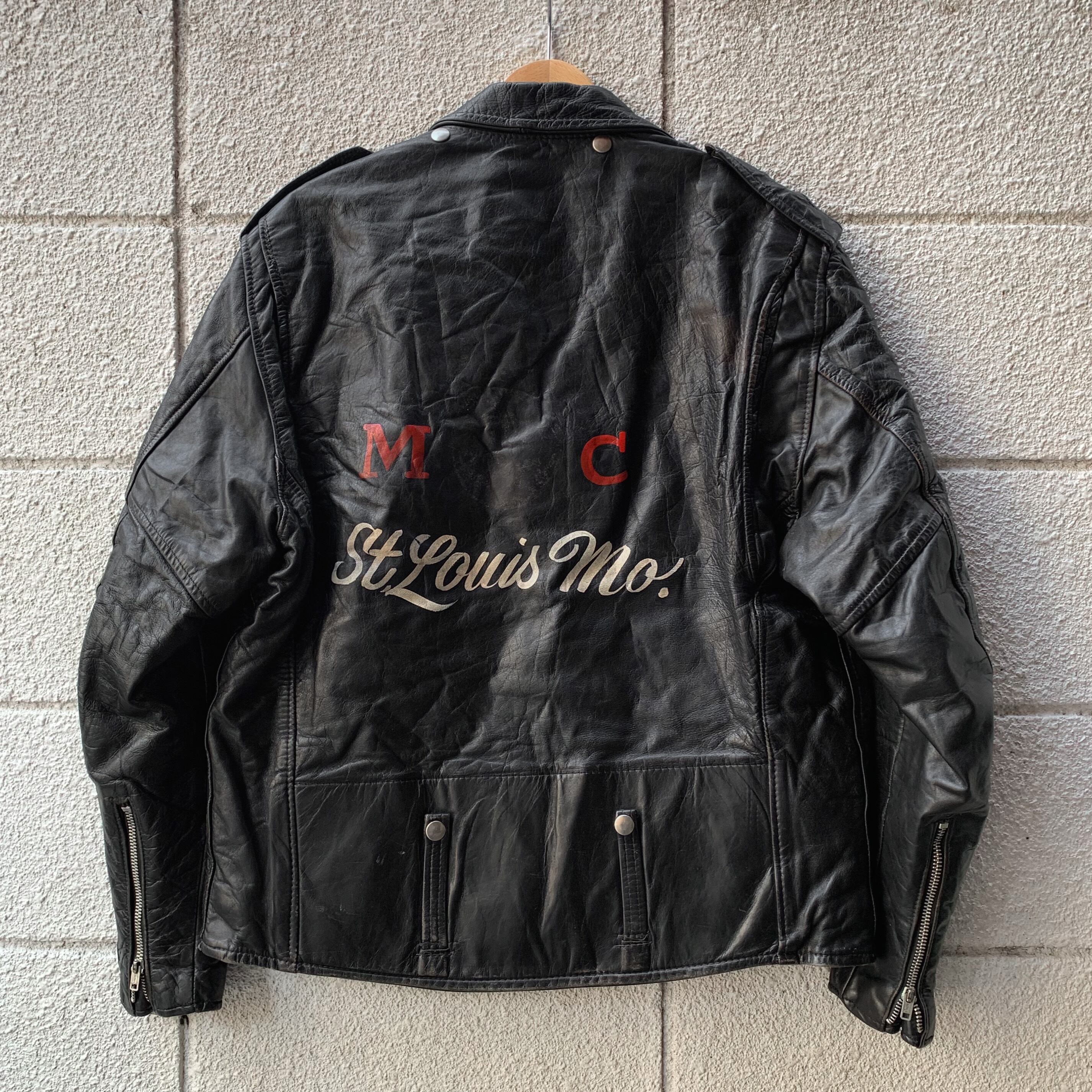 70's Harley Davidson AMF Double Riders Jacket / ハーレーダビッドソン レザー ライダースジャケット  ダブル モーターサイクルクラブ 古着 ヴィンテージ