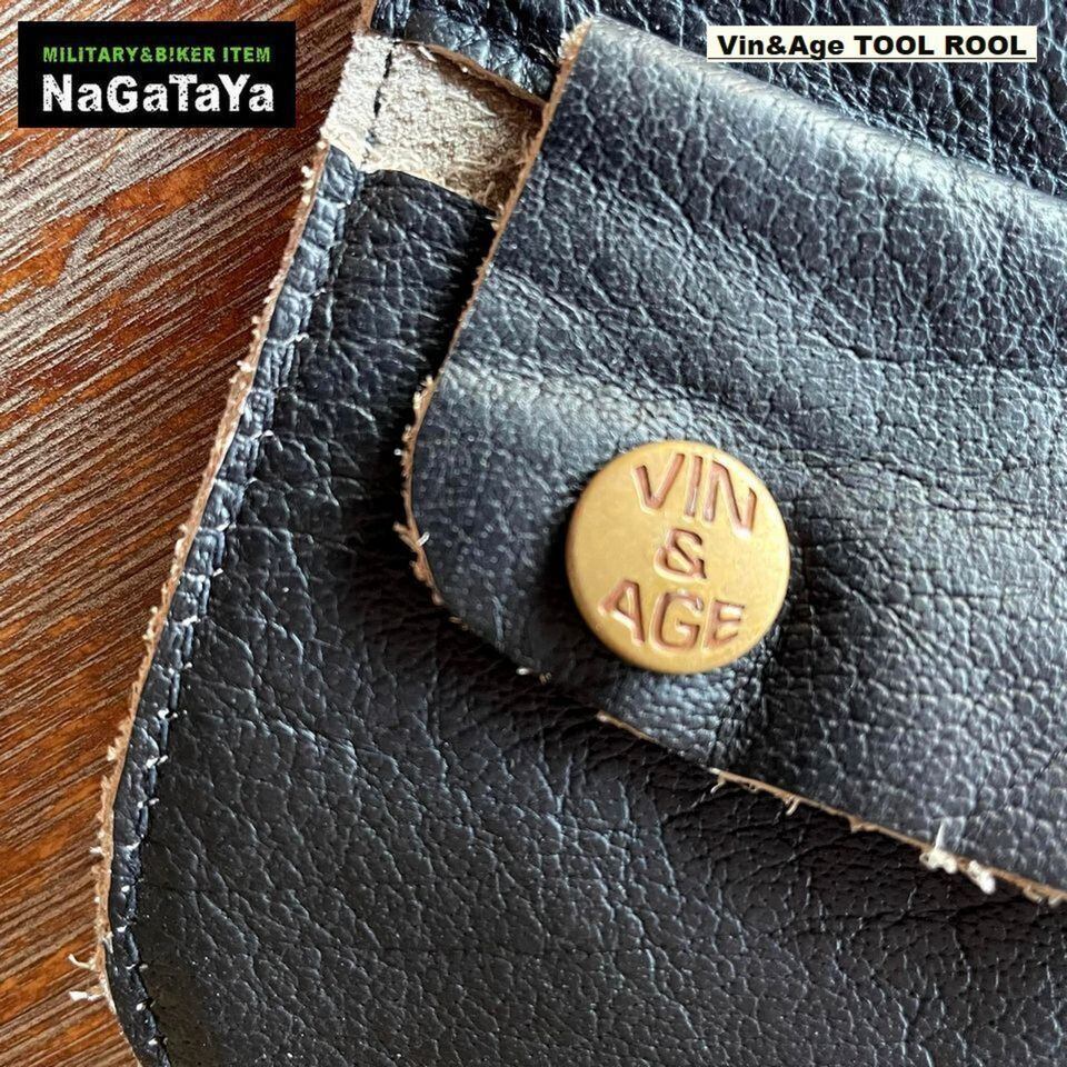 Vin&Age ヴィンアンドエイジ VTB1 レザーツールロール レオパード