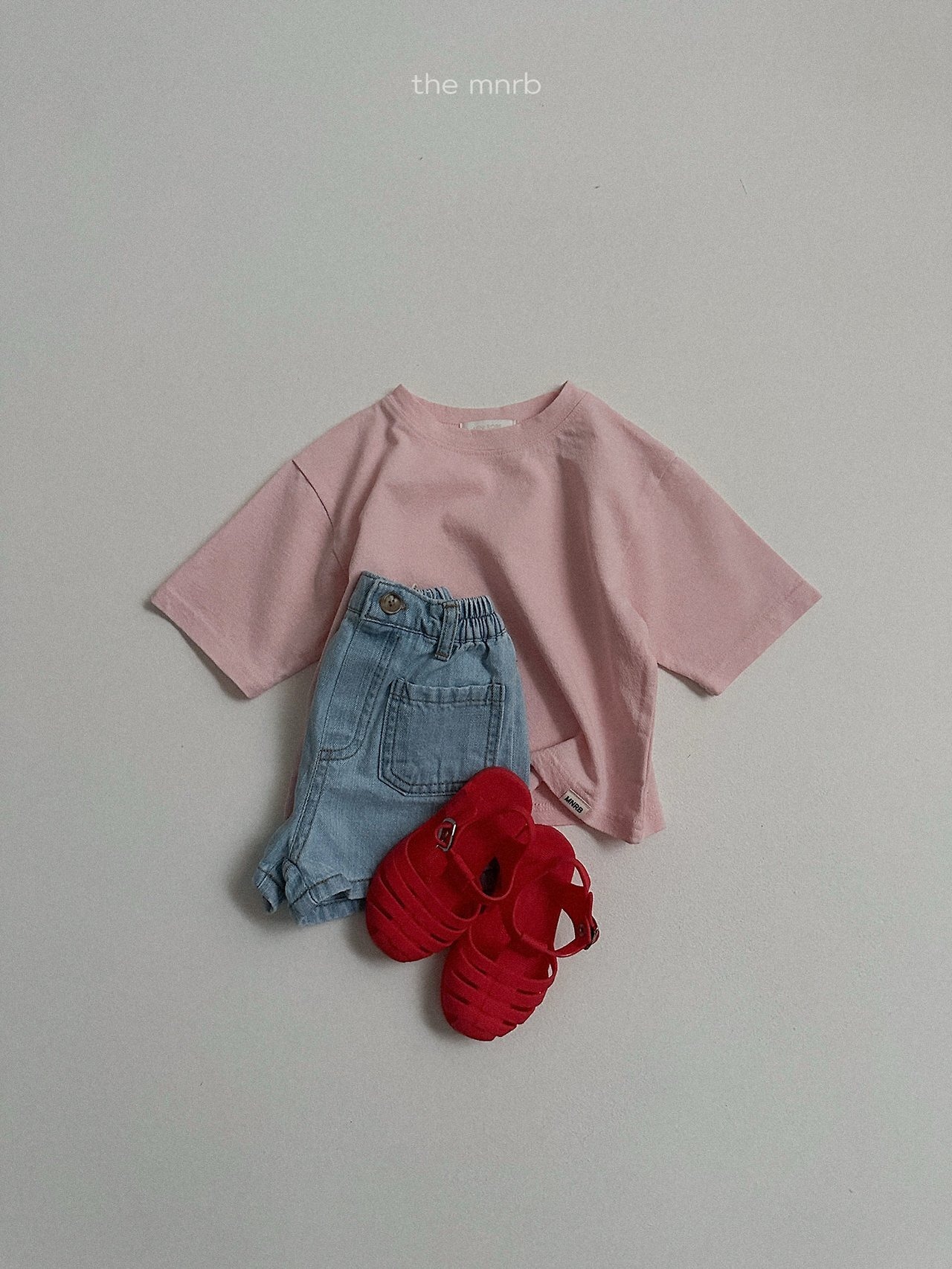 【取寄/韓国直送】minirobe 26/SM クレープ７部Tシャツ夏服｜韓国子供服