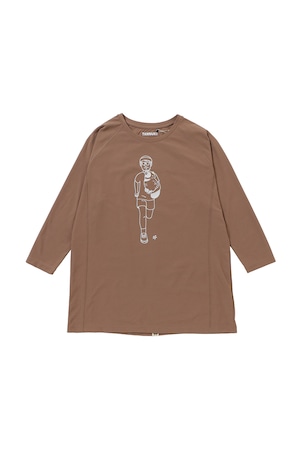 TANNUKI  Graphic T MHN１: Color Brown