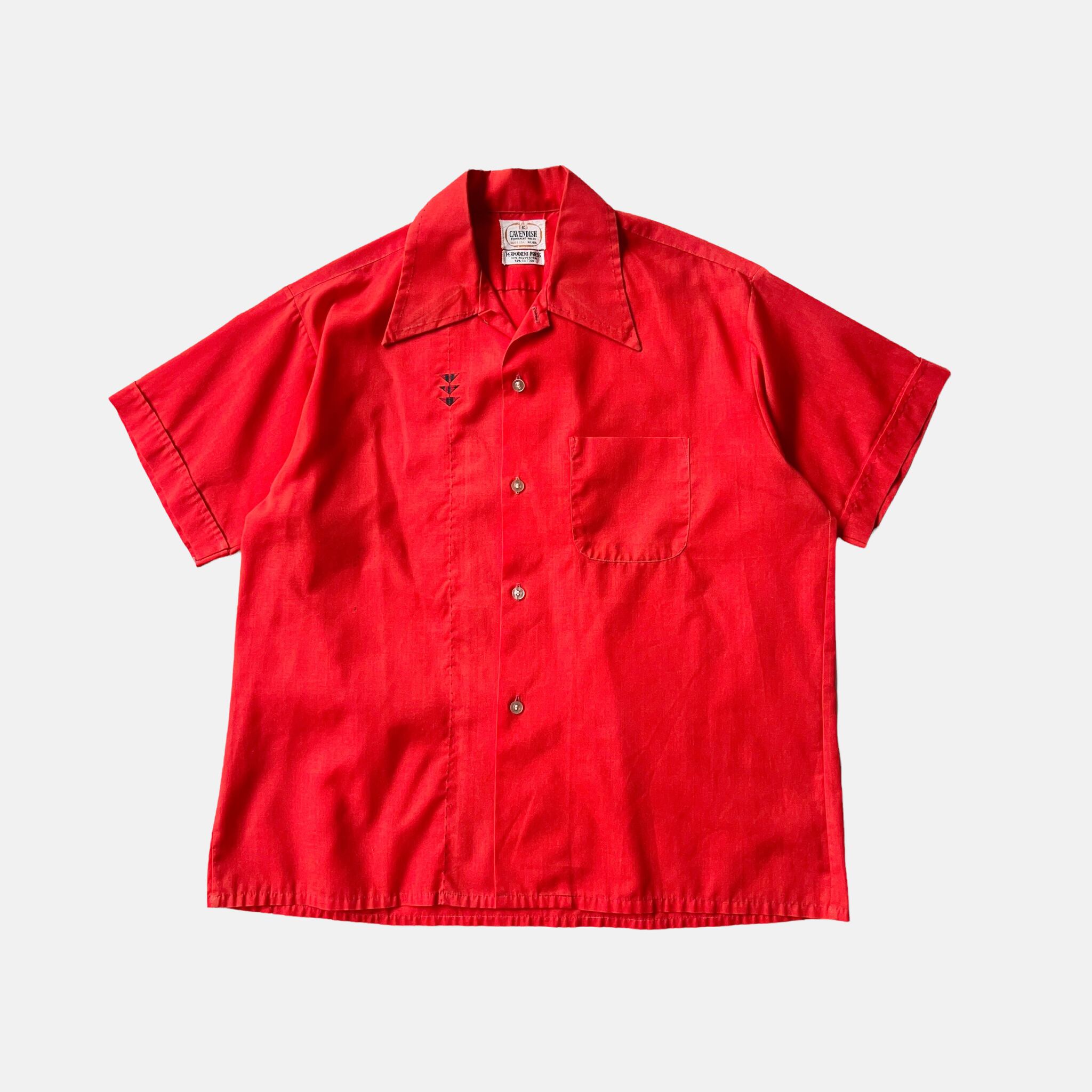 70's CAVENDISH USA製 ポリコットンシャツ SIZE L【0701A115 ...
