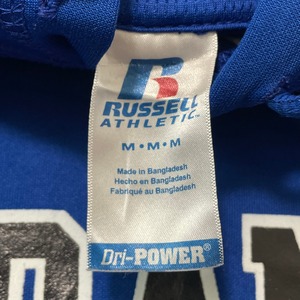 【Russell】ロゴ ベースボール プルオーバー パーカー ラグラン ポリエステル素材 US古着