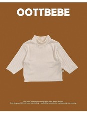 韓国子供服 / 26winter / oottbebe / もちもちタートルネックT / ベビー&キッズ / 冬服 *XS~XL*