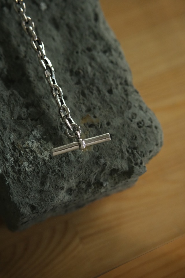 Utah／”GENERAL” 925 silver t-bar bracelet