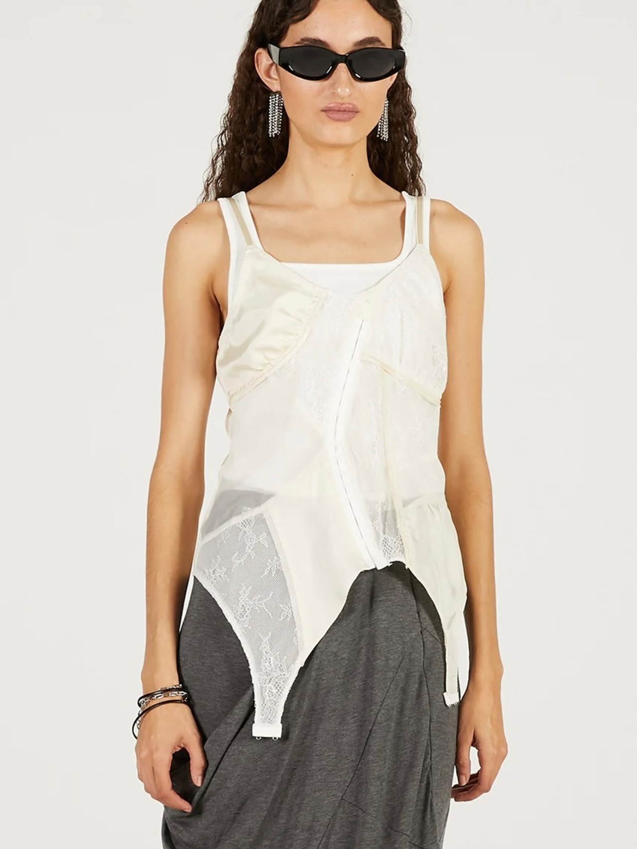 【26SS】PRANK PROJECT プランクプロジェクト /Lingerie Collage Top - 5