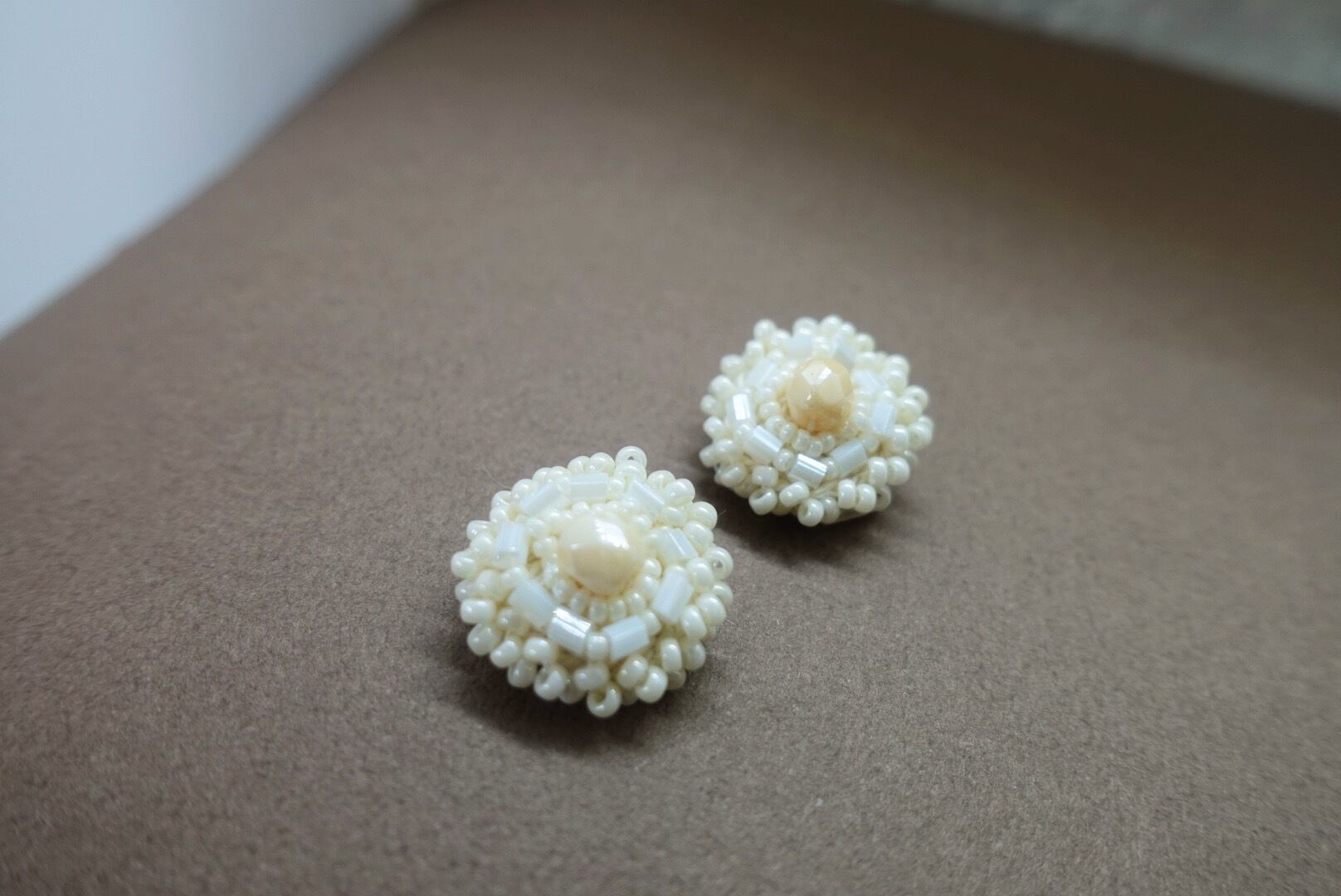 ビーズ刺繍ピアス/イヤリング 優 | tamaya