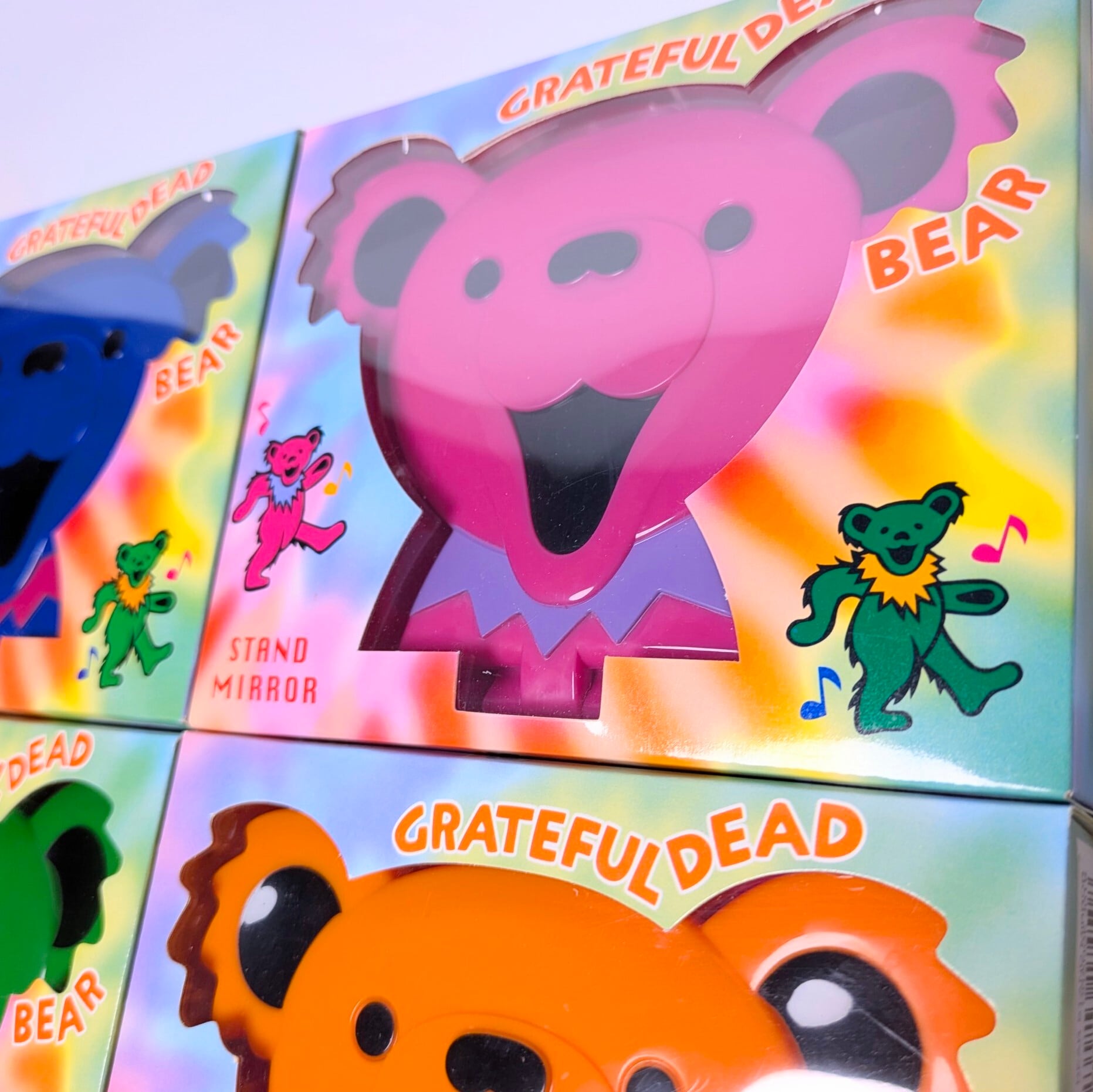 【 Grateful Dead ( グレイトフルデッド ) 】各種 4カラー 折りたたみ式スタンドミラー〚アメリカン雑貨 アメトイ〛