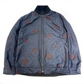 【bomber49】Msize 再構築リバーシブル着物ボンバー KIMONO reversible BOMBER JACKET