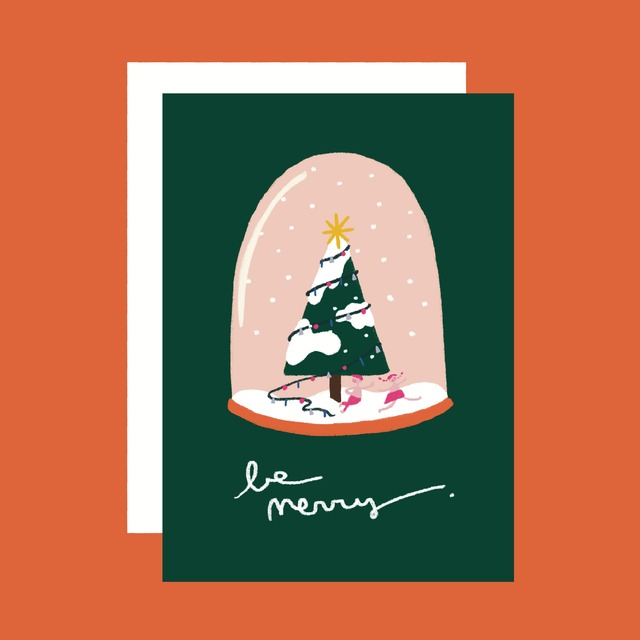 Holiday card - Be merry!