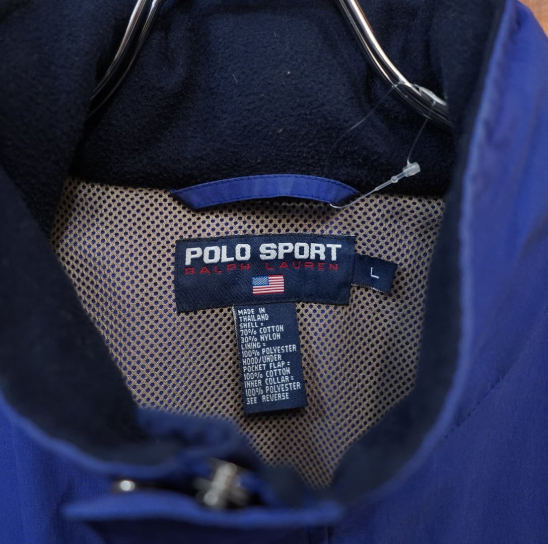 90s POLOSPORT ralphlauren フィッシング ジャケット L/ポロスポーツ