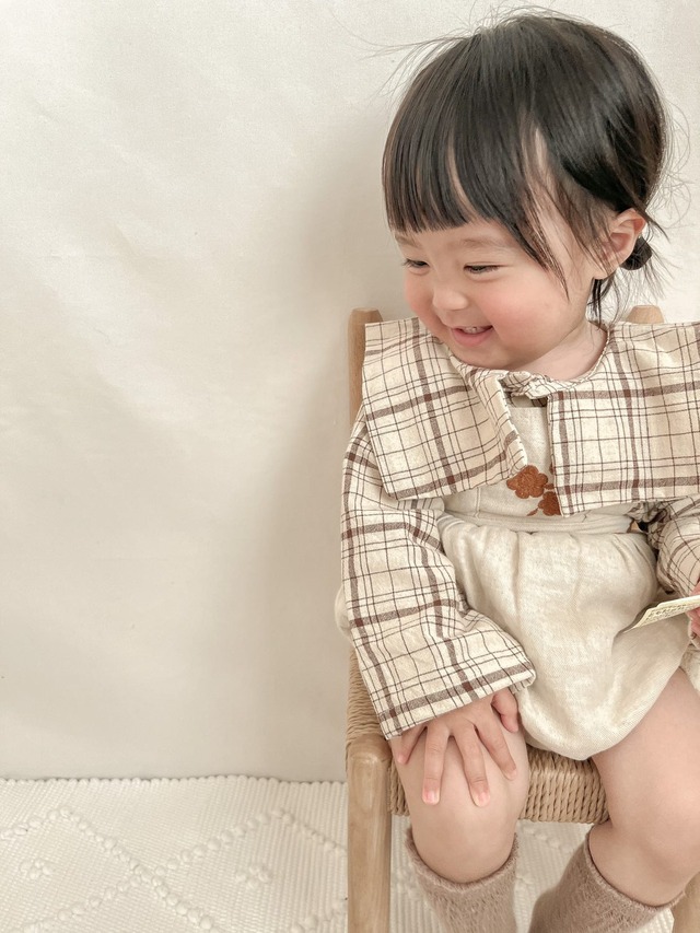 【取寄】チェックセーラートップス