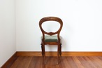 「アンティークチェアと優雅な時間を」　1860-1890年頃/マホガニー/張替え可能/アンティーク家具