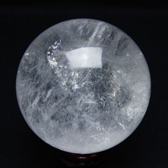 水晶 丸玉 59mm スフィア 置物 水晶玉 一点物 151-8941