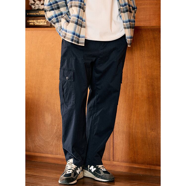 ★REGULAR MILITARY GREEN STRAIGHT PANTS　　　A0563