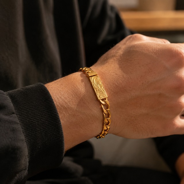 Chain Bar Bracelet　H0011