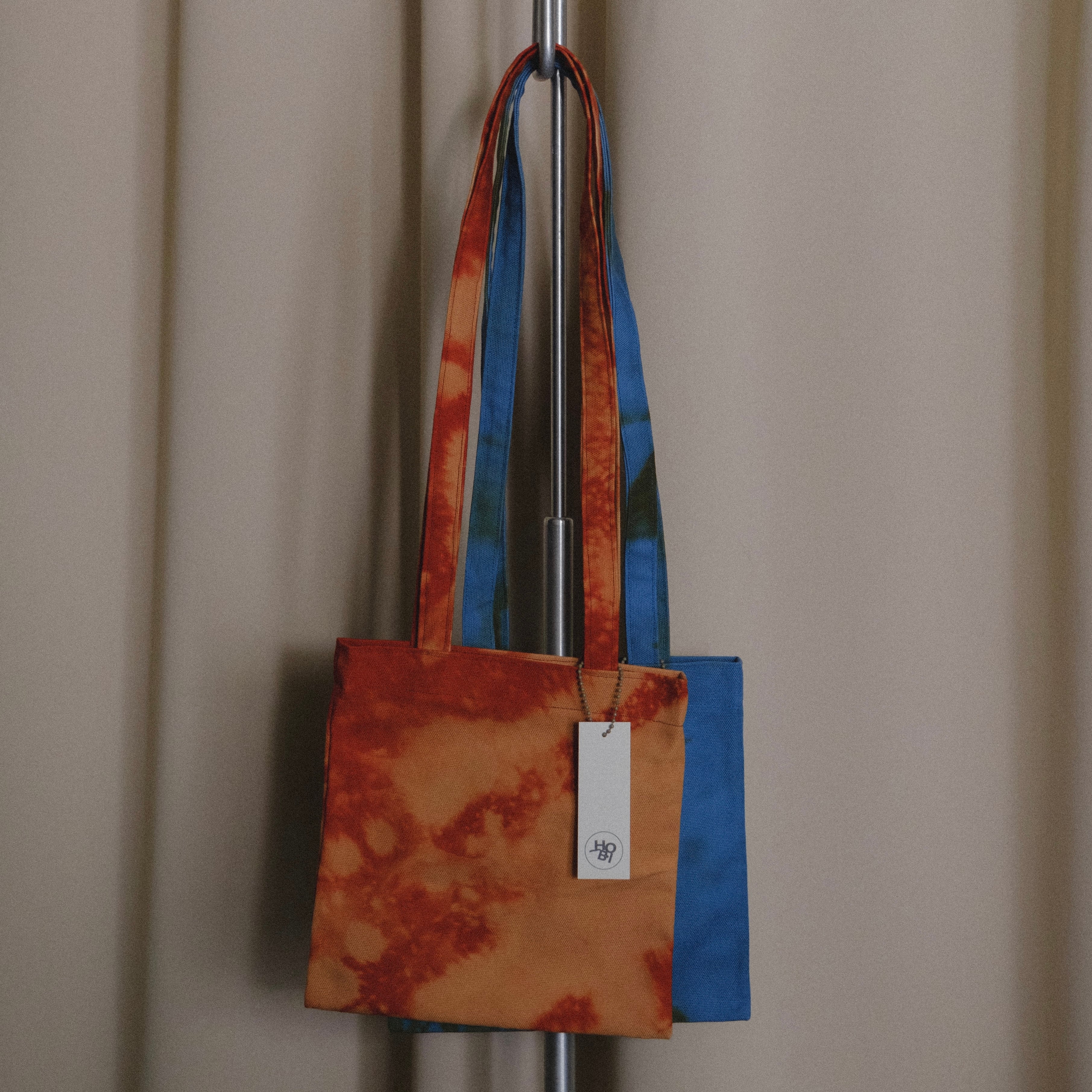 HOBI Bleaching Tote【Red / Blue】