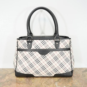 .BURBERRY CHECK PATTERNED TOTE BAG/バーバリーチェック柄トートバッグ 2000000067865