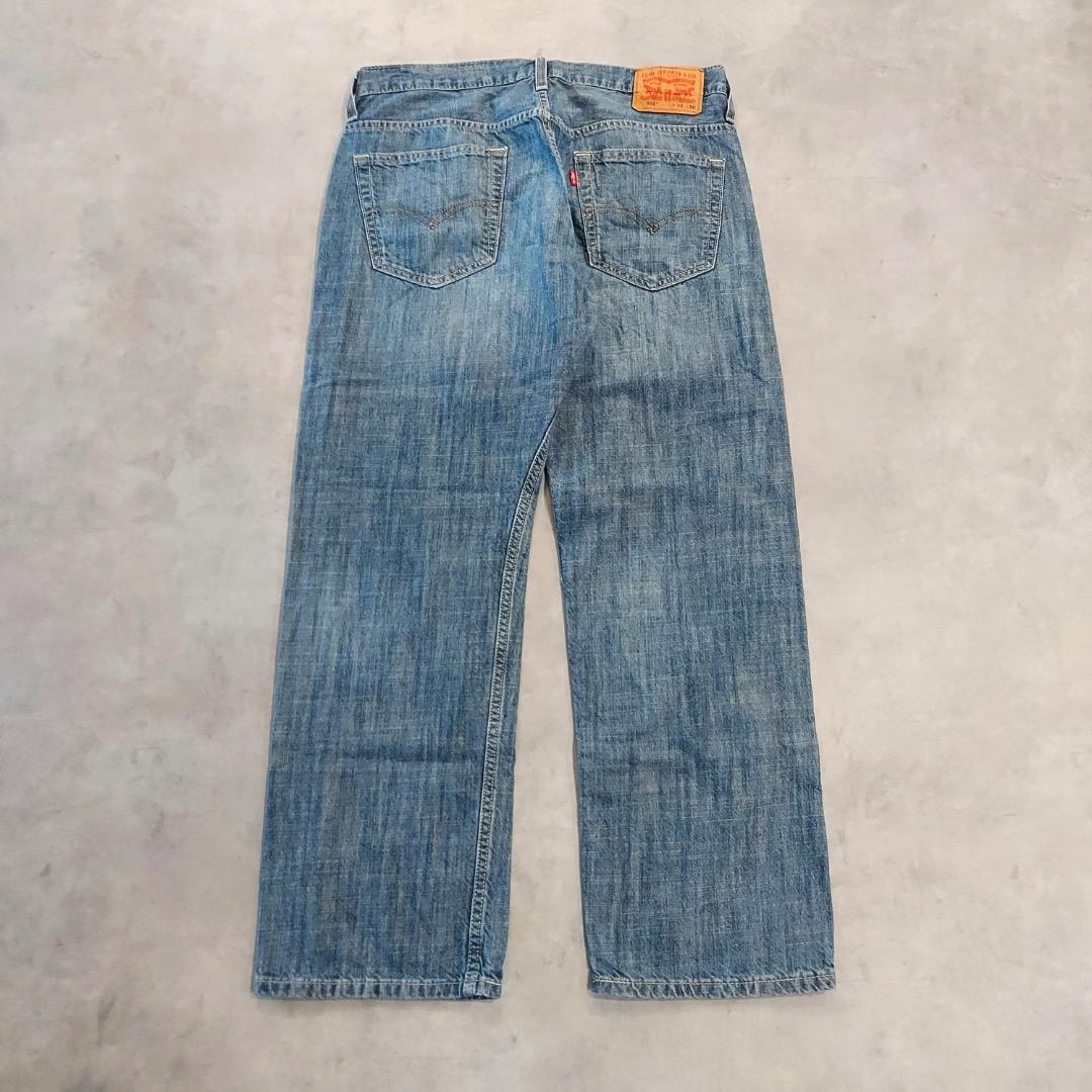 リーバイス569 Levis W32 ブルーデニム 青 ヒゲ 古着 18300 リーバイス569 Levis W32 ブルーデニム 青 ヒゲ 古着 18300 | fuufu