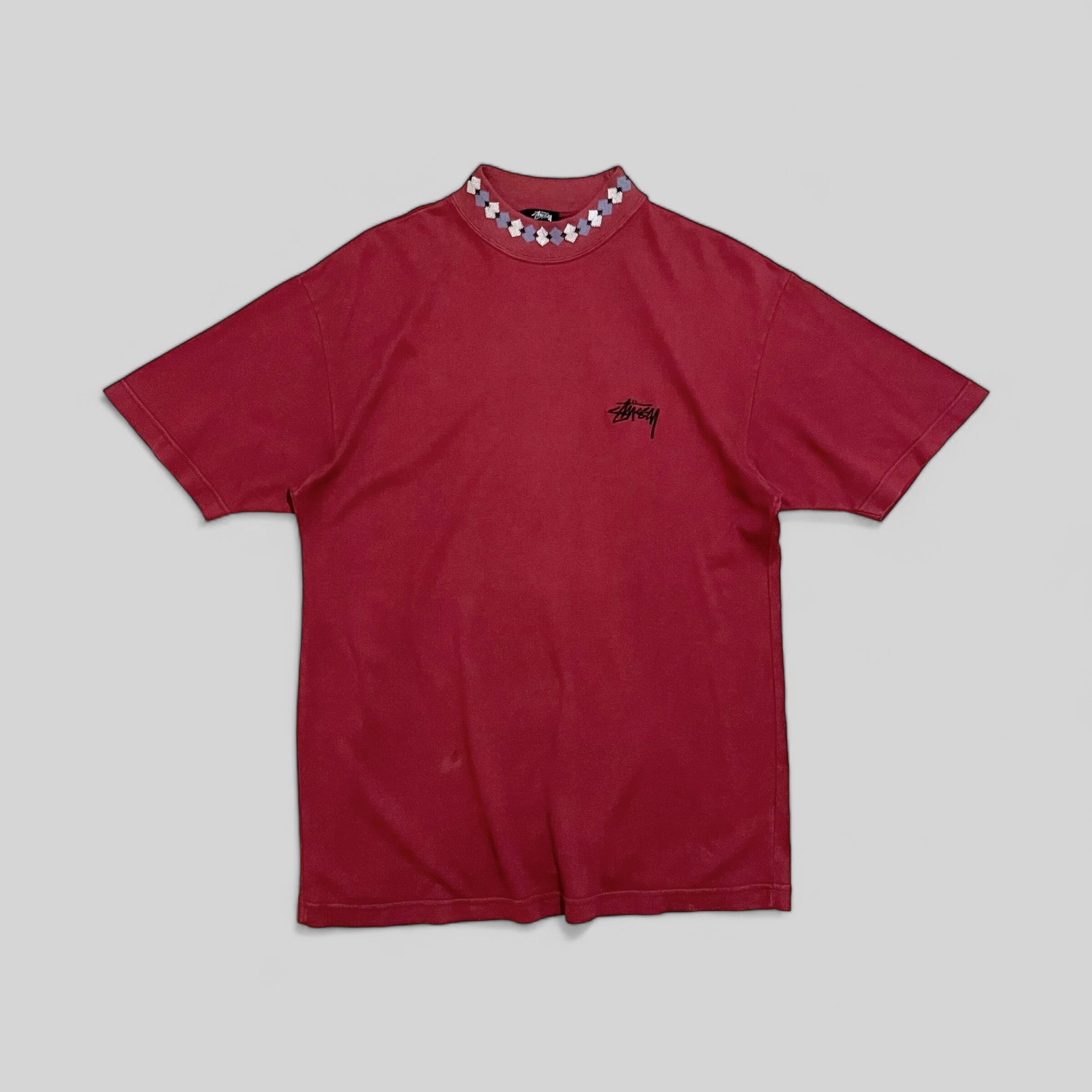 Stussy “Mock Neck” tee (early 1990's) | Toughguy Club