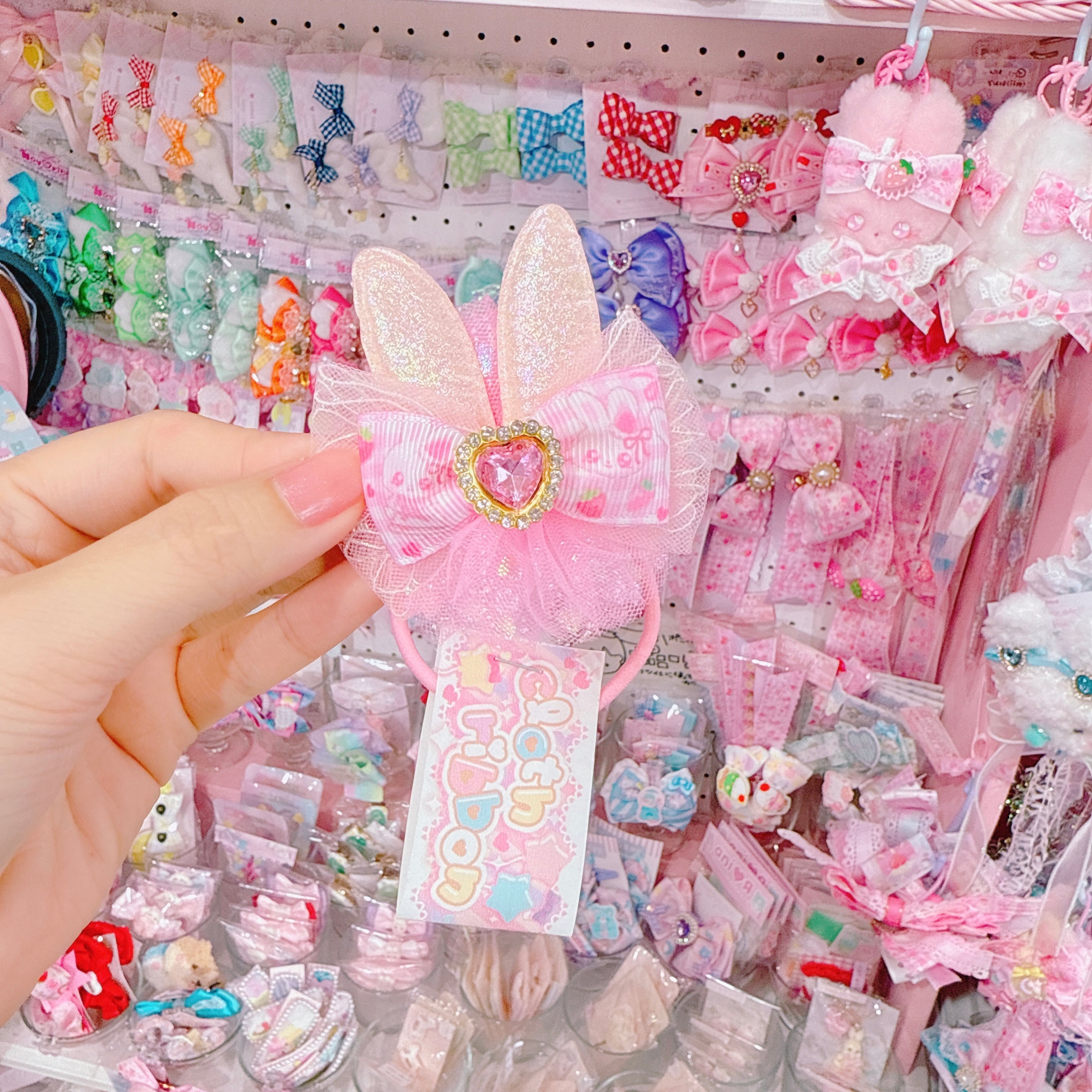 【C5】77-18うさみみヘアゴム