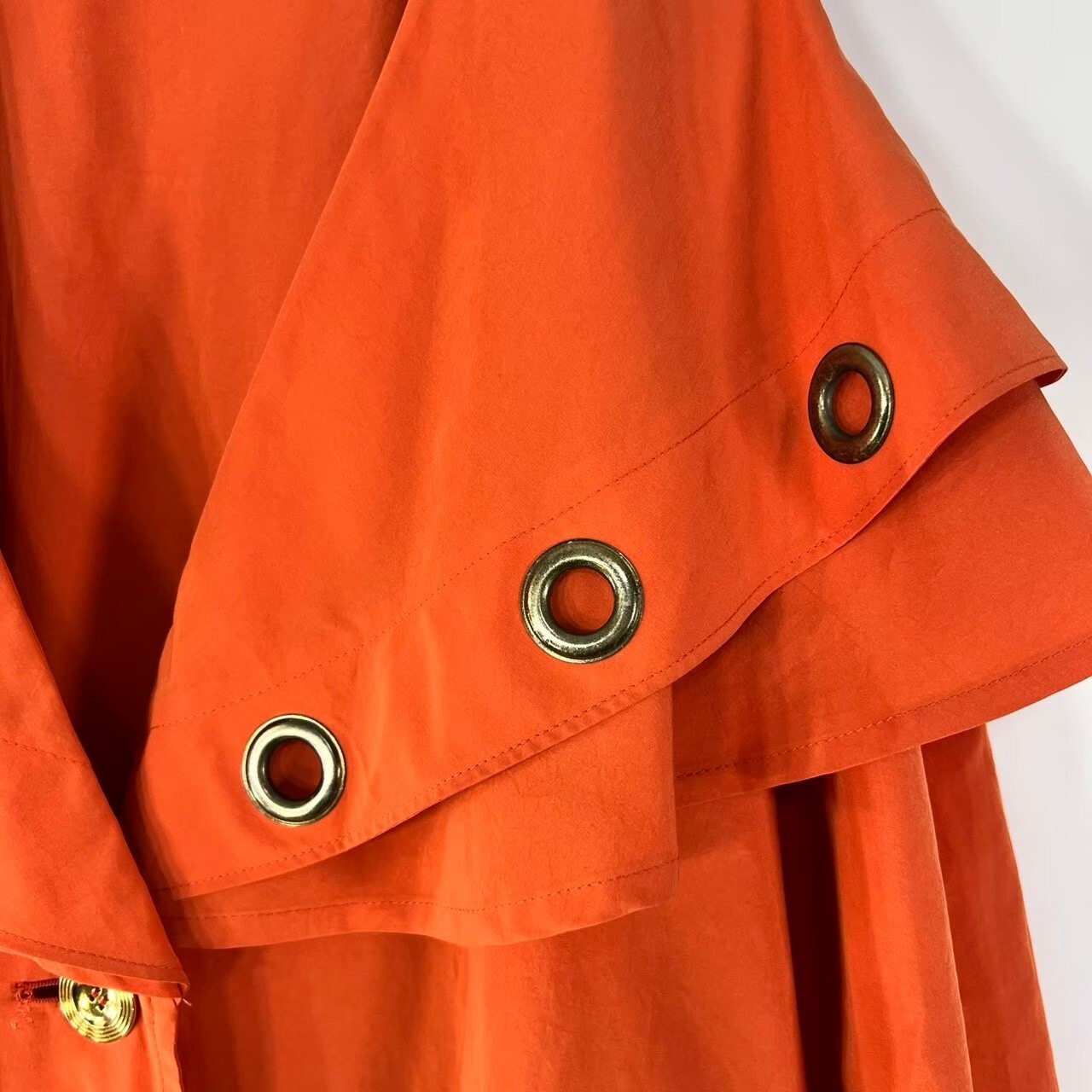 ジャパンヴィンテージ  BELLE BEAU ビッグカラー ハトメ コート