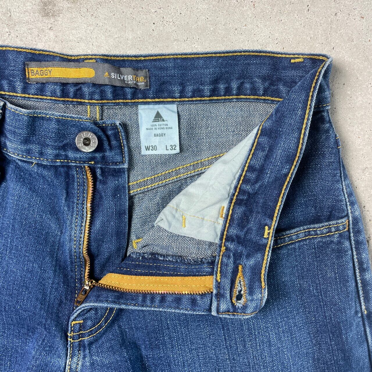 00年代 Levi's リーバイス SILBERTAB シルバータブ バギーデニムパンツ