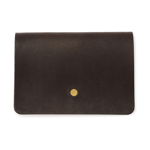 forme Hand wallet Liscio dark brown