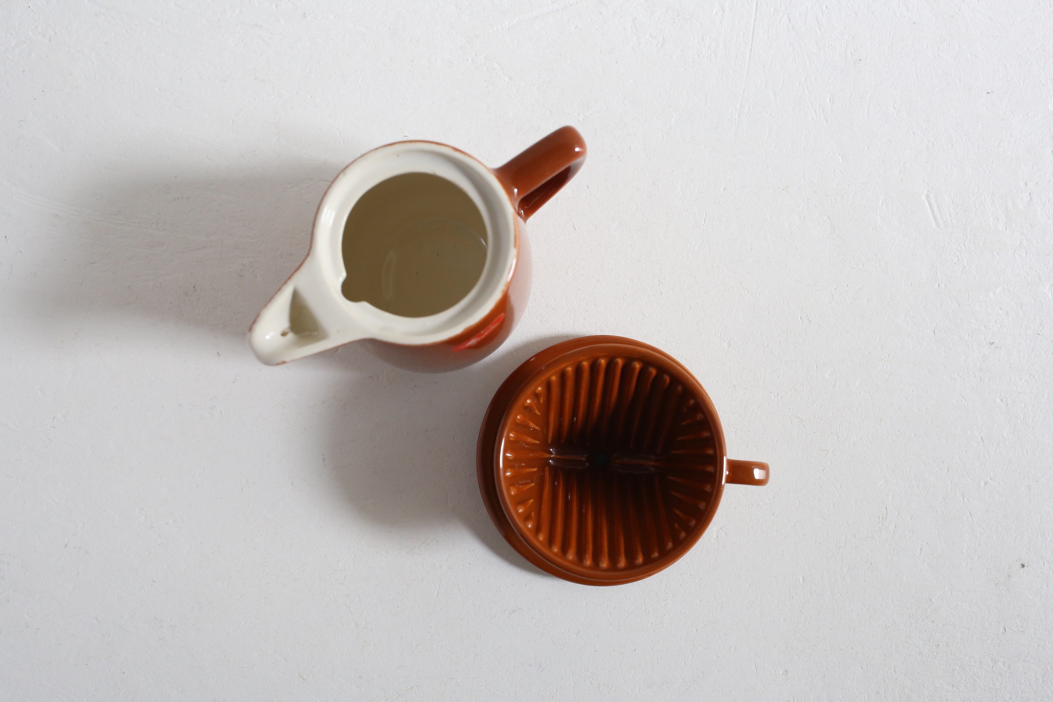 ドイツ ヴィンテージ Melitta メリタ 陶器 ポット＆ドリッパー セット